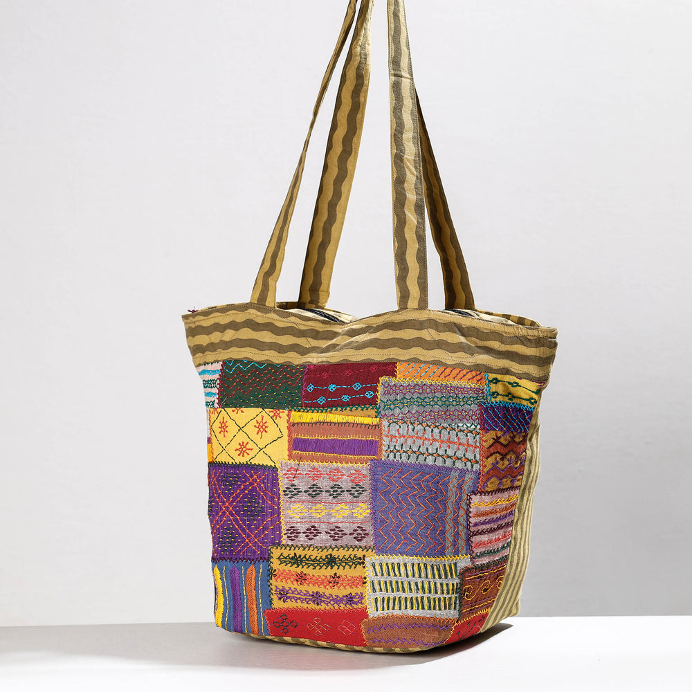 Multicolor - Lambani Hand Embroidery Patchwork Cotton Shoulder Bag