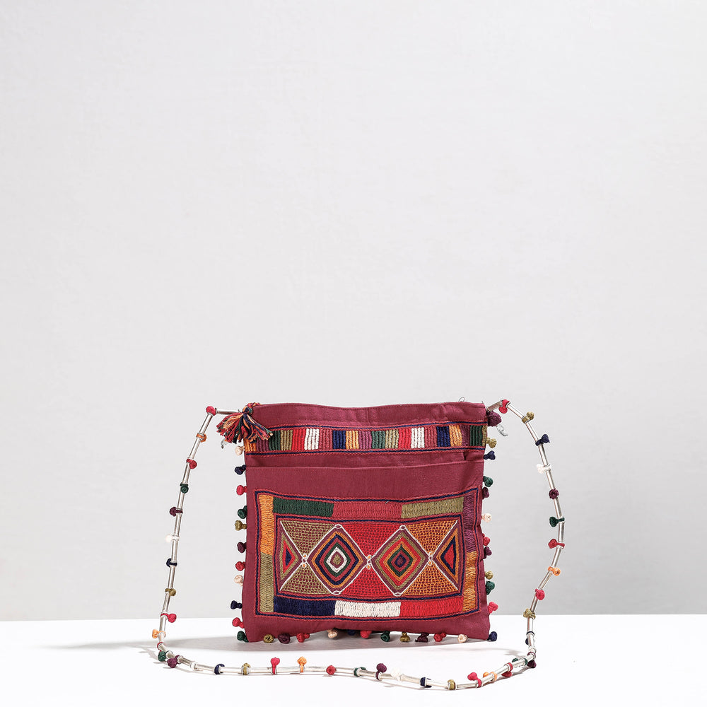 Embroidery Sling Bag
