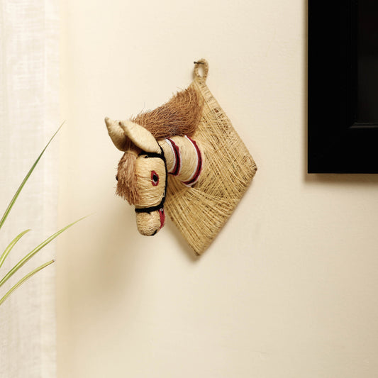 Handmade Coir Wall Hanging - Horse