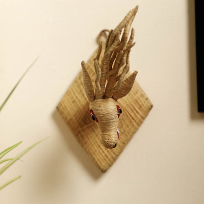 Handmade Coir Wall Hanging - Deer