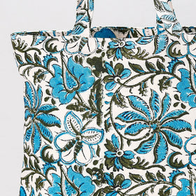  Hand Block Printed Canvas Cotton Shoulder Bag 