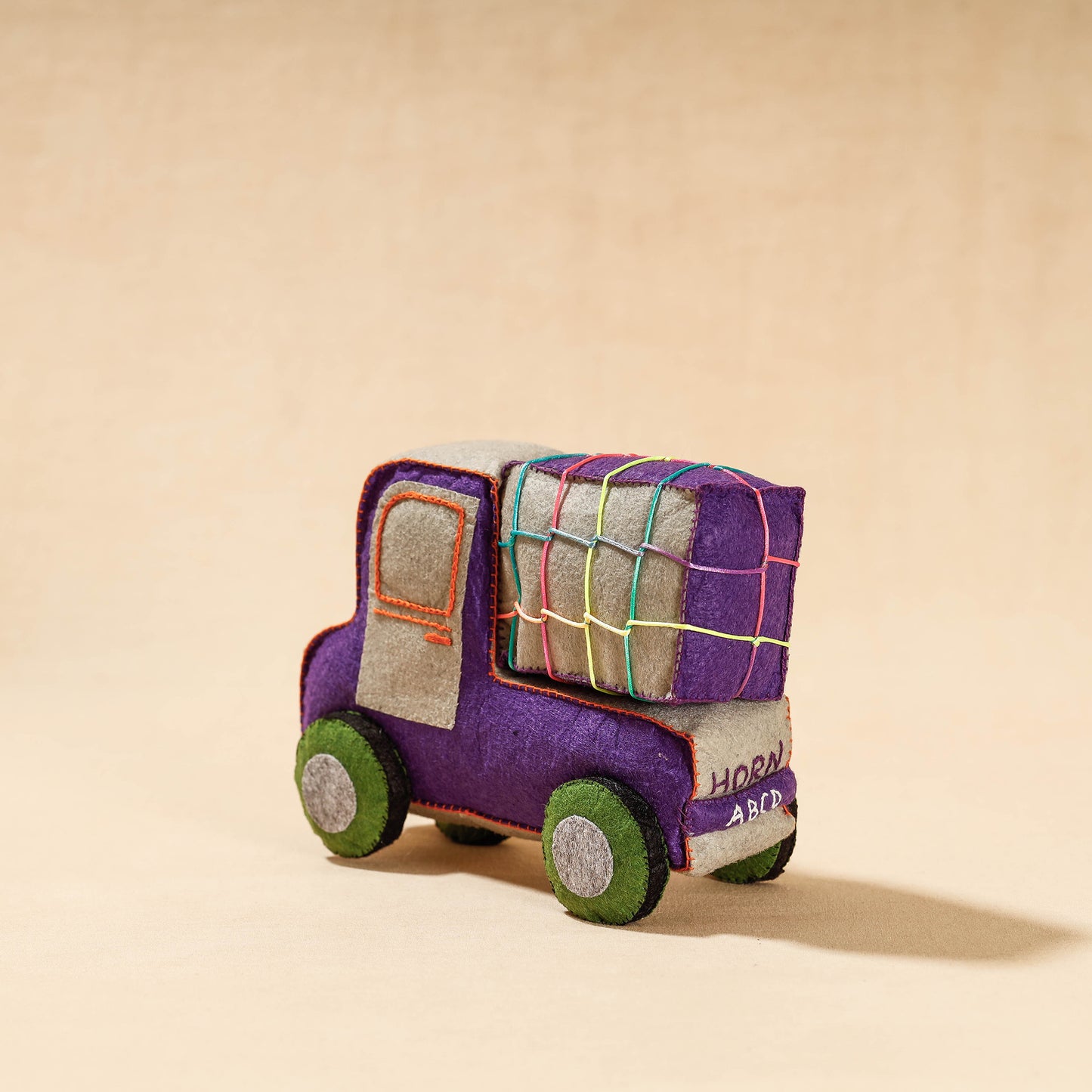 Truck - Handmade Felt Work Stuffed Soft Toy