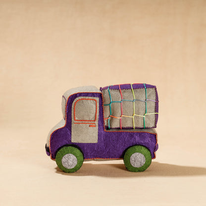 Truck - Handmade Felt Work Stuffed Soft Toy