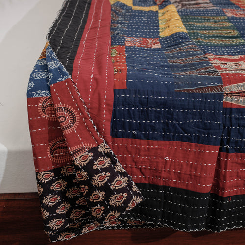 ajrakh quilt / blanket