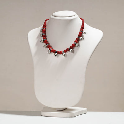 Patwa Thread & Bead Work Necklace by Kailash Patwa