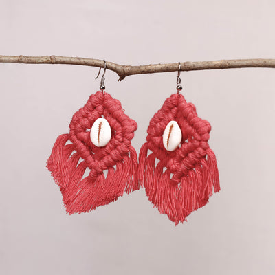 macrame earrings