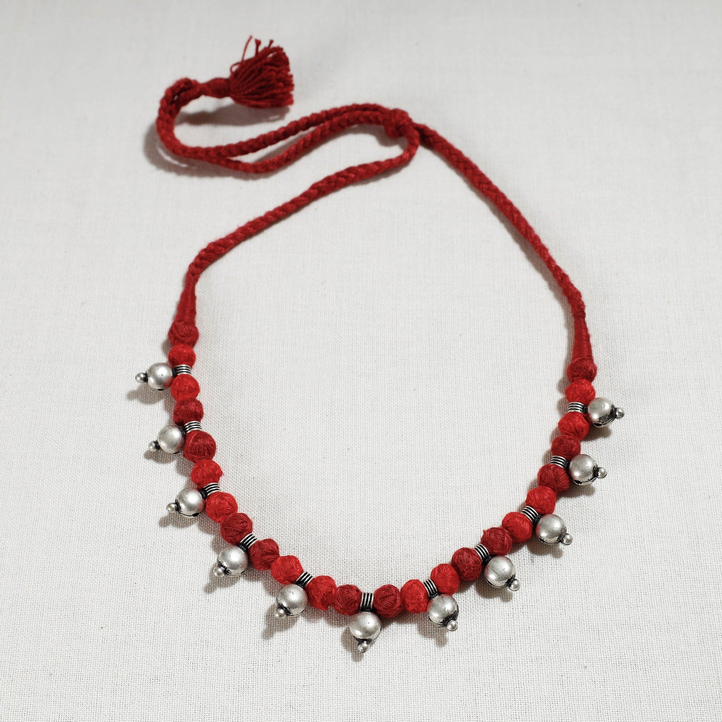 Patwa Thread & Bead Work Necklace by Kailash Patwa