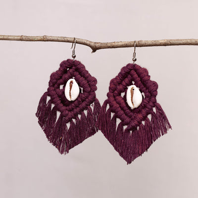 macrame earrings