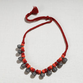 Patwa Thread & Bead Work Necklace by Kailash Patwa