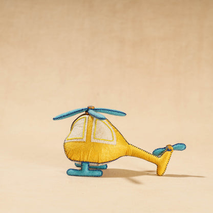 Helicopter - Handmade Felt Work Stuffed Soft Toy