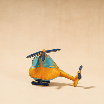 Helicopter - Handmade Felt Work Stuffed Soft Toy