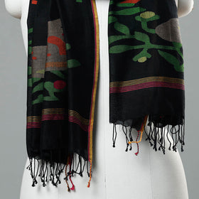 Buy Jamdani Handloom Cotton Stole with Tassels Online at iTokri.com
