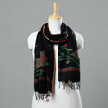 Buy Jamdani Handloom Cotton Stole with Tassels Online at iTokri.com