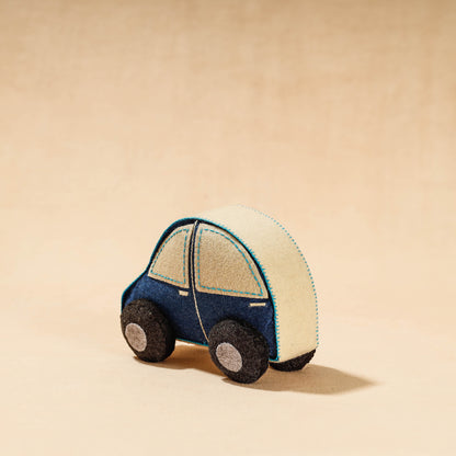 Car - Handmade Felt Work Stuffed Soft Toy (Small)