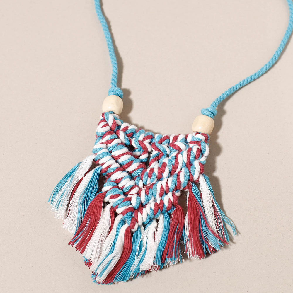 macrame necklace