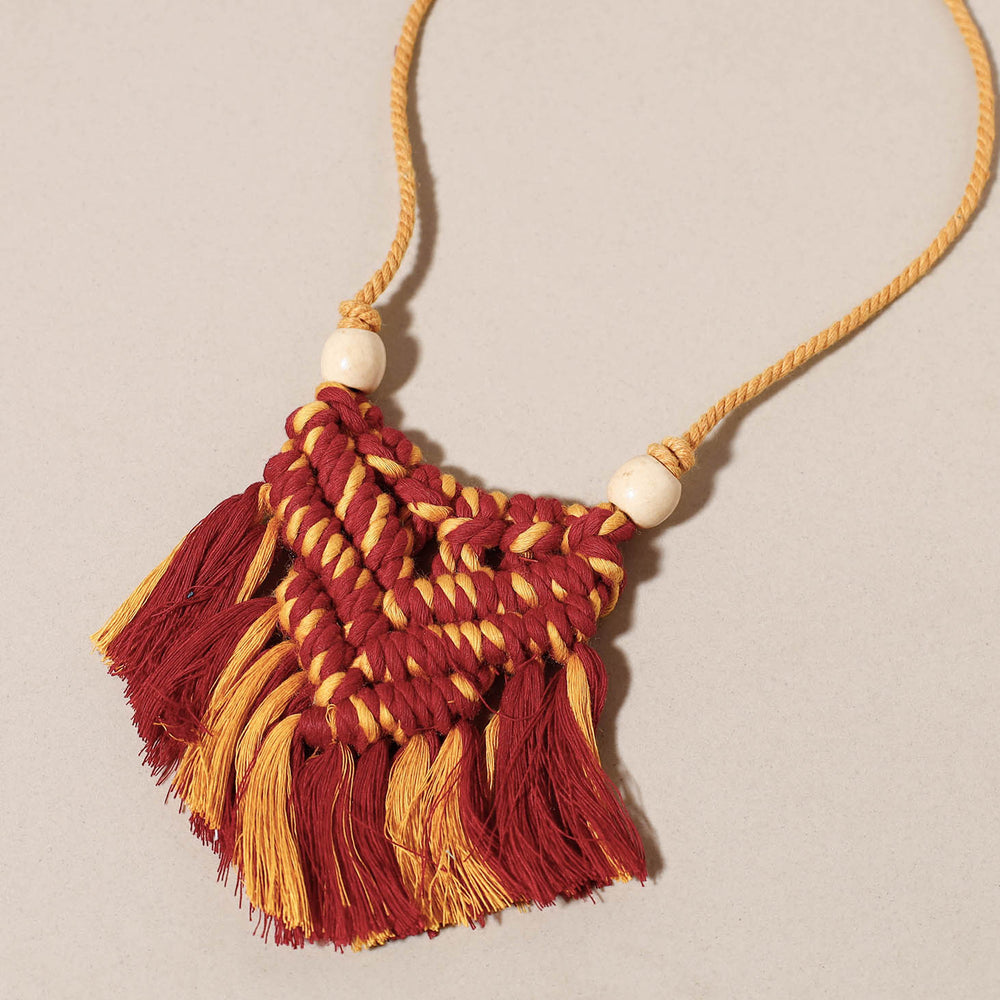 macrame necklace