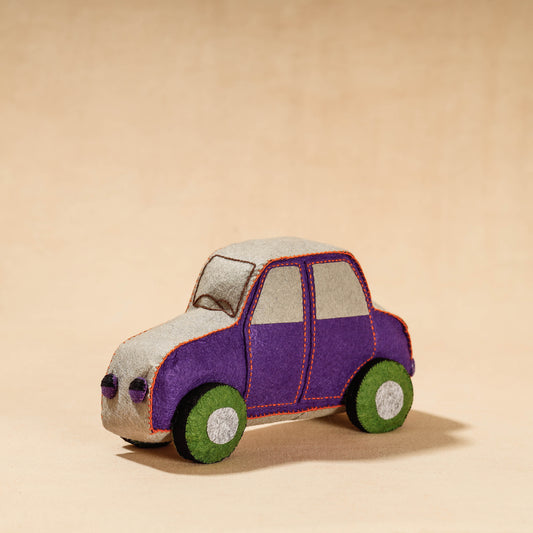 Car - Handmade Felt Work Stuffed Soft Toy (Big)