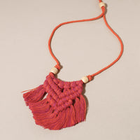 macrame choker necklace