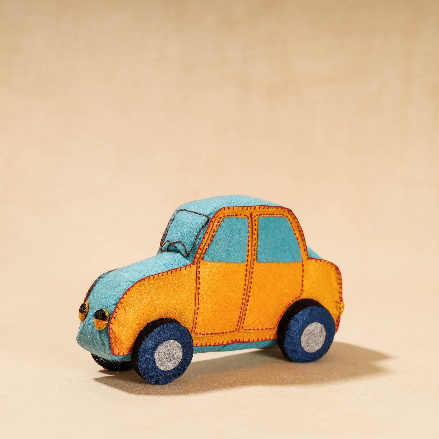 Buy Car - Handmade Felt Work Stuffed Soft Toy (Big) l  by WITH  LOVE BY KANIKA l iTokri आई.टोकरी