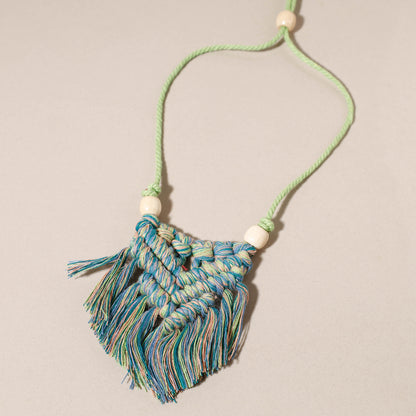 Thread Work Handmade Macrame Necklace