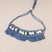 macrame choker necklace