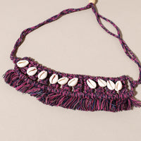 macrame choker necklace