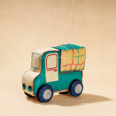 Truck - Handmade Felt Work Stuffed Soft Toy