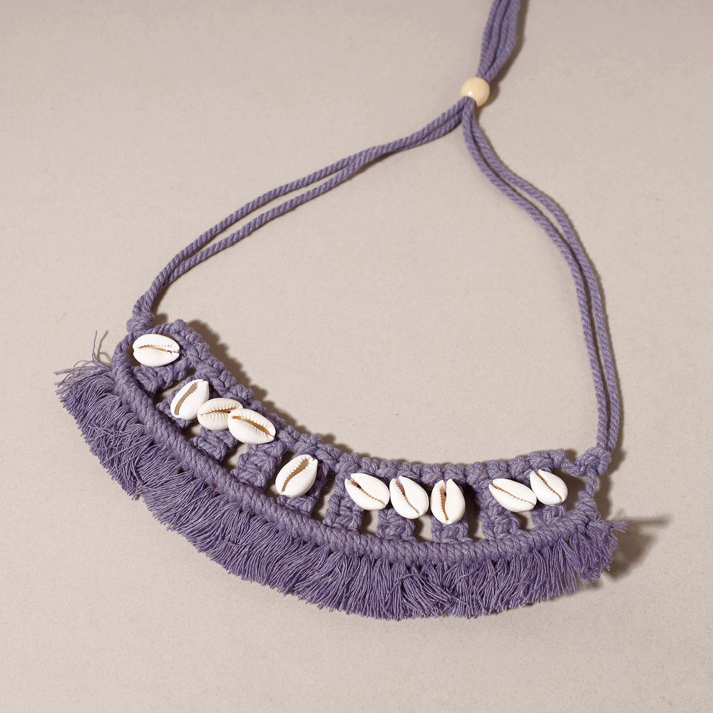 macrame choker necklace