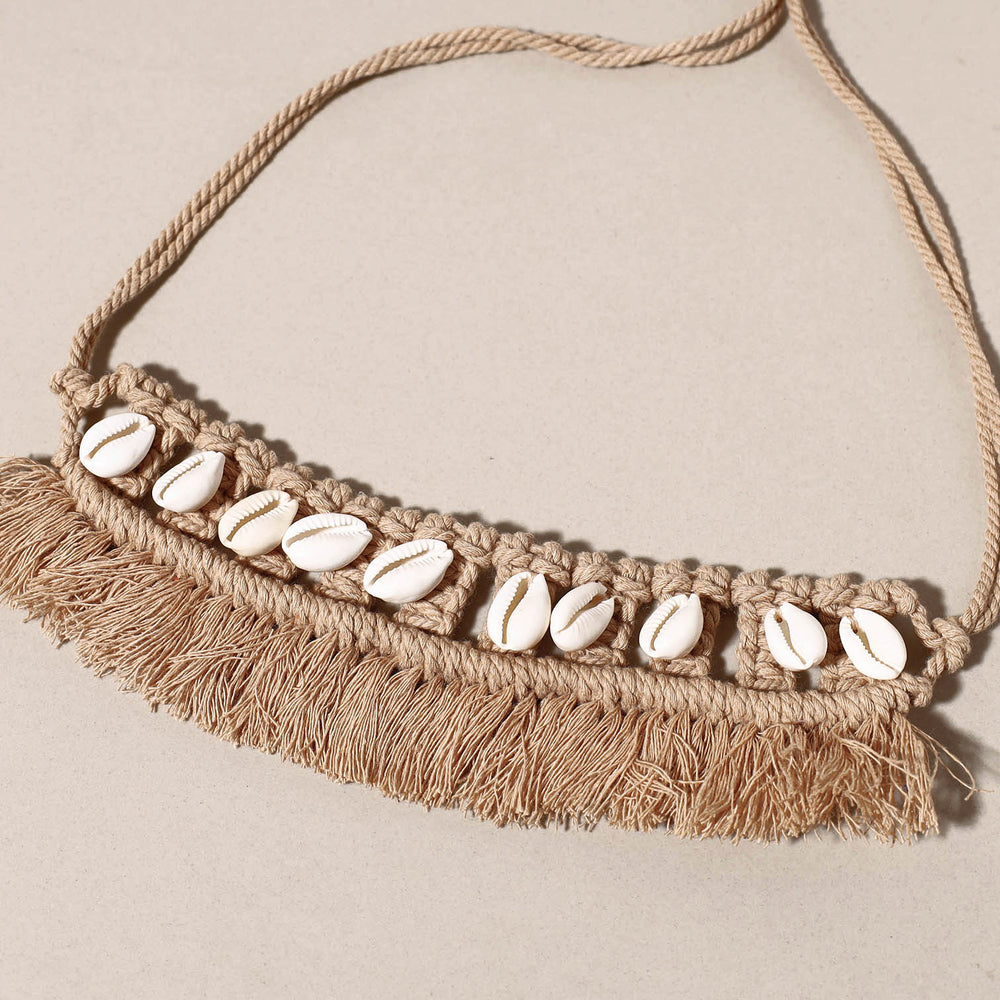 macrame choker necklace