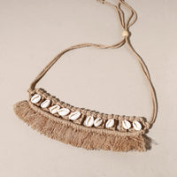 macrame choker necklace