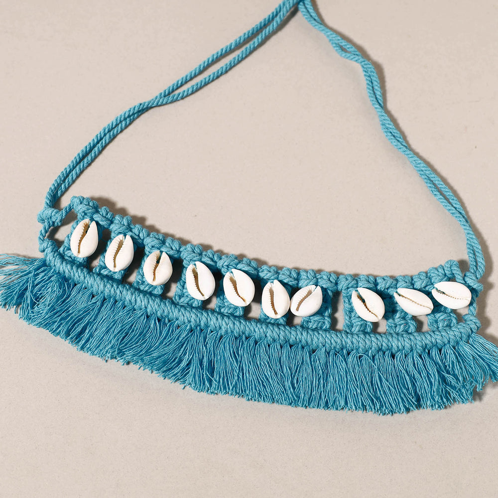 macrame choker necklace