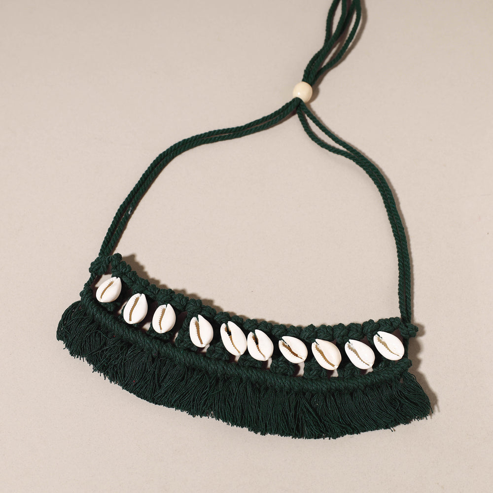 macrame choker necklace