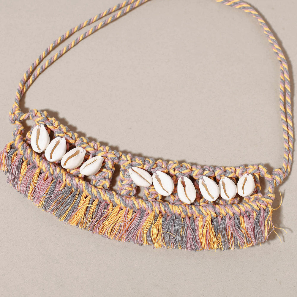 macrame choker necklace