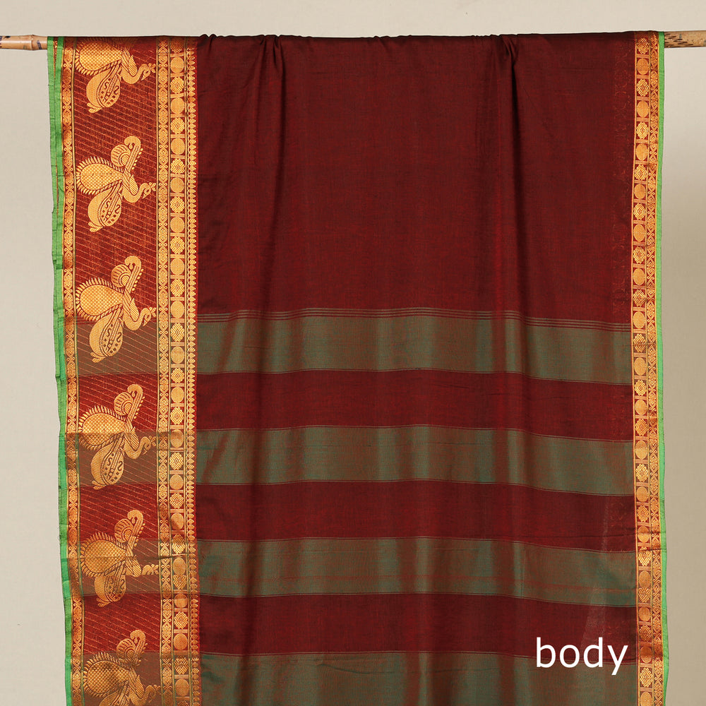 Dharwad Cotton Saree with Zari Border