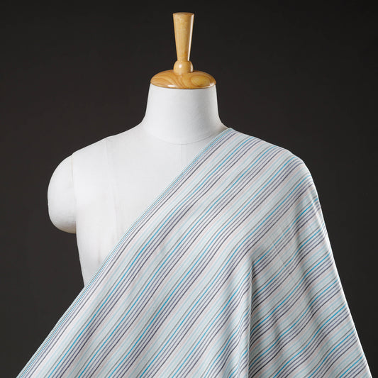 White - Jhiri Pure Handloom Cotton Fabric