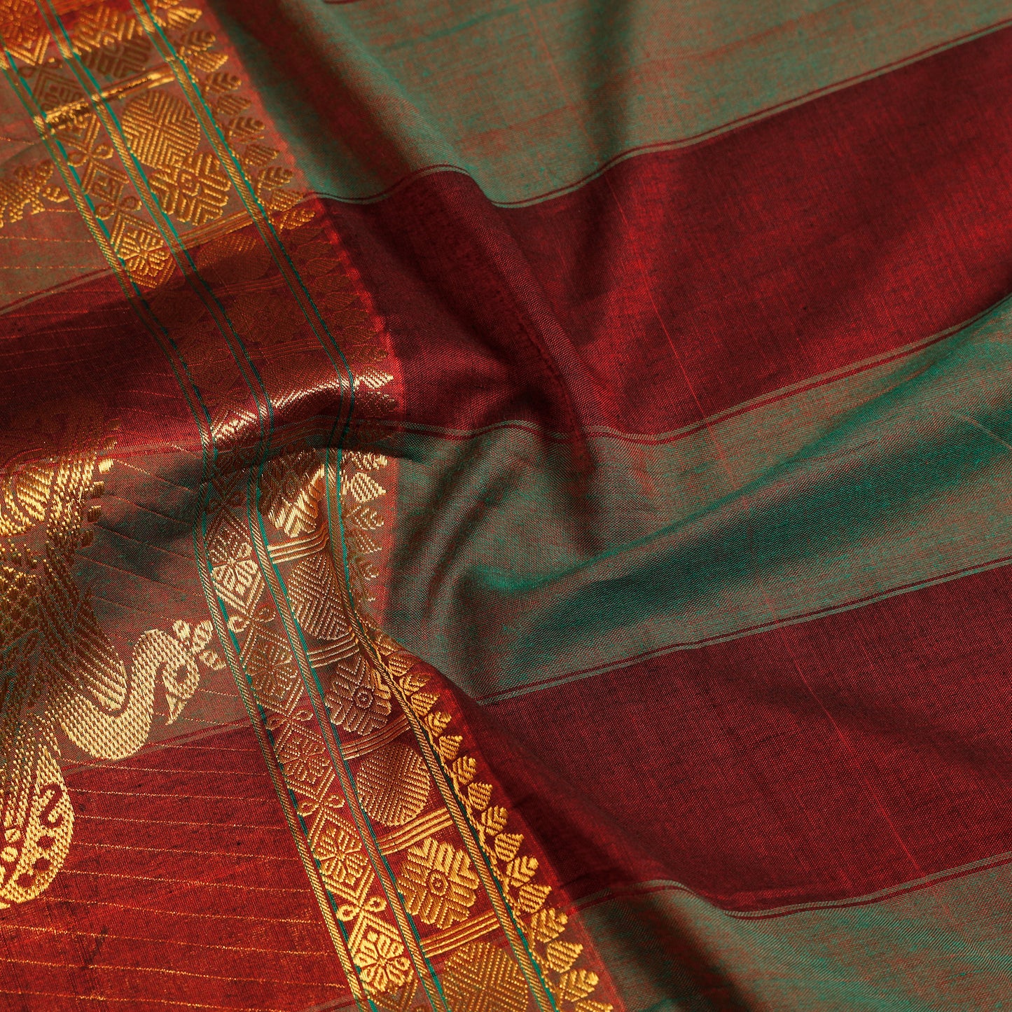 Dharwad Cotton Saree with Zari Border