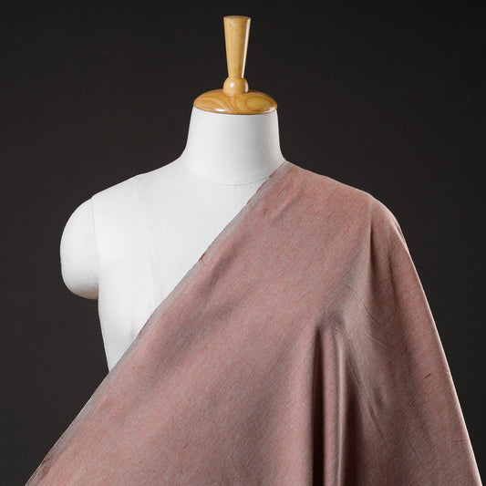 Brown - Jhiri Pure Handloom Cotton Fabric 85