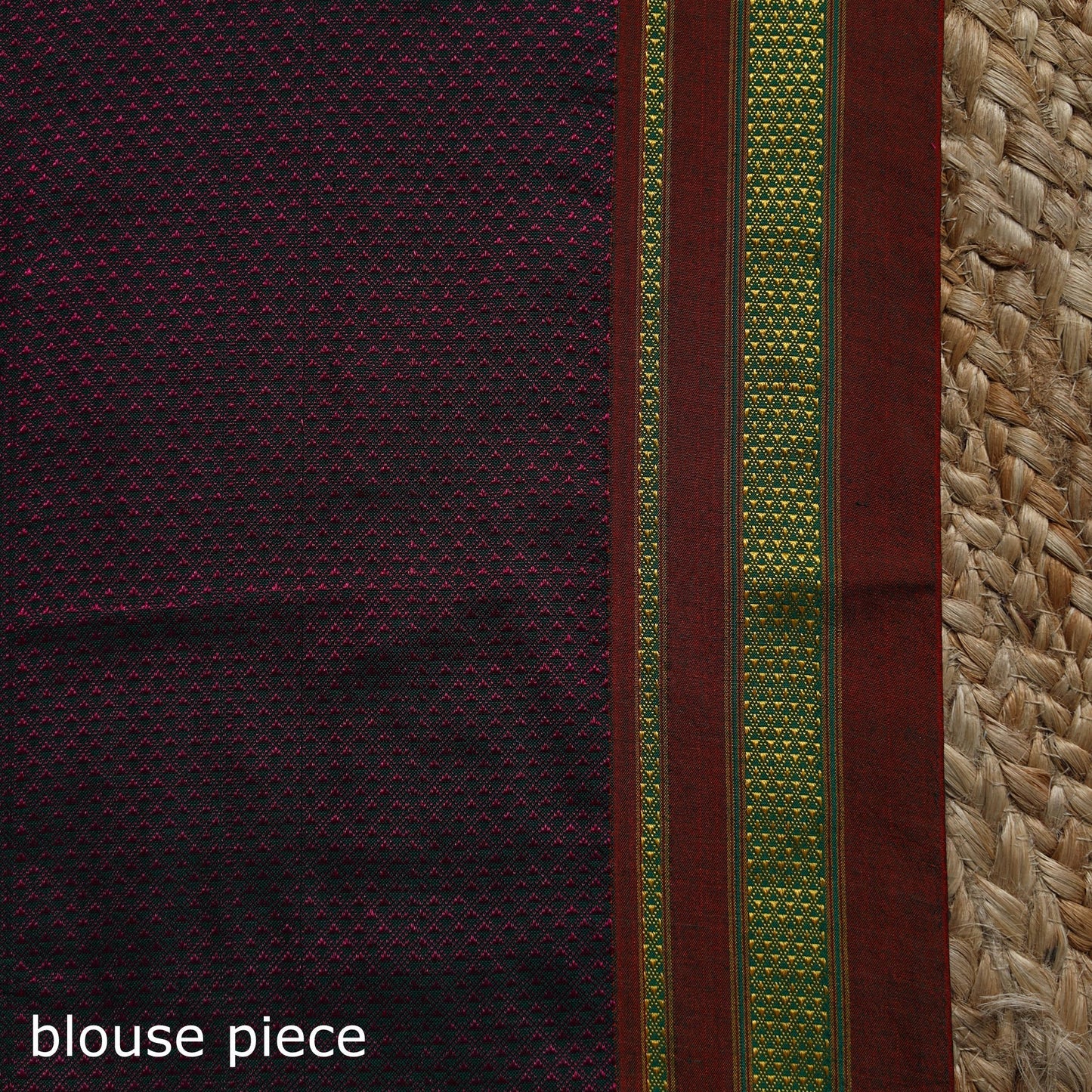 Silk cotton khun saree with ilkal pallu chikki paras border