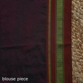Silk cotton khun saree with ilkal pallu chikki paras border