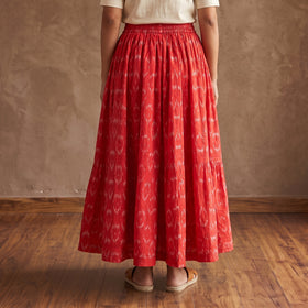 Pochampally Ikat 24 Kali Cotton Long Skirt 07
