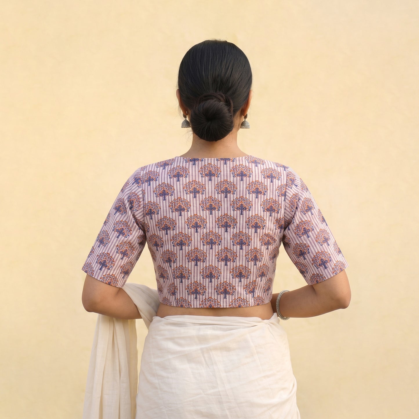 Sanganeri Hand Block Print Cotton Readymade Blouse 11