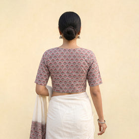 Sanganeri Hand Block Print Cotton Readymade Blouse 15