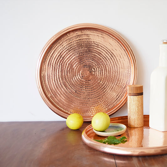Circled Copper Tray