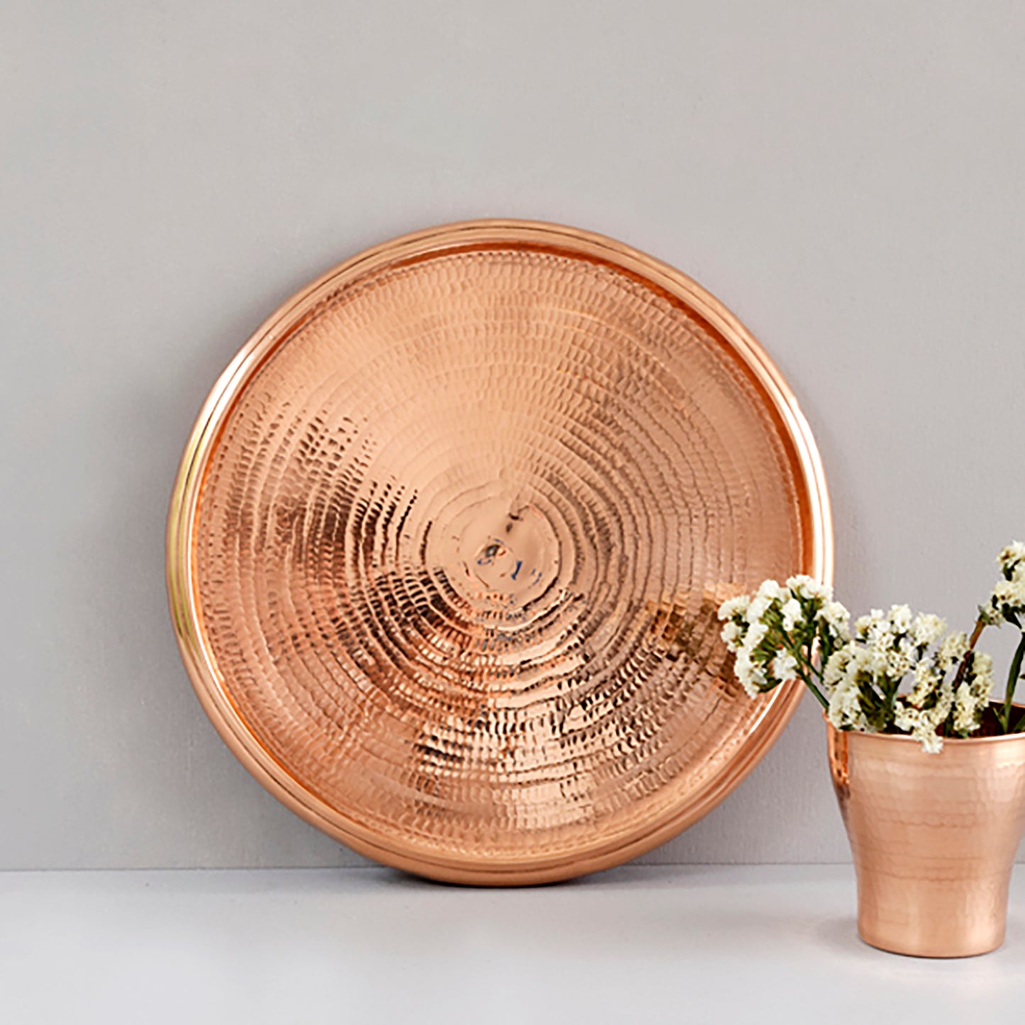 Circled Copper Tray
