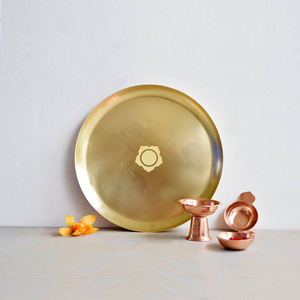 Divinity Platter Brass