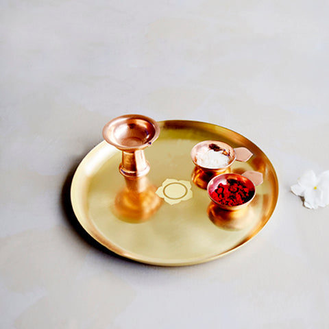 Divinity Platter Brass