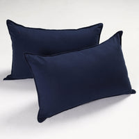 plain pillow covers set 