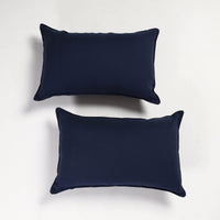 plain pillow covers set 