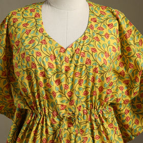 Sanganeri Block Print Cotton Kaftan (Short)