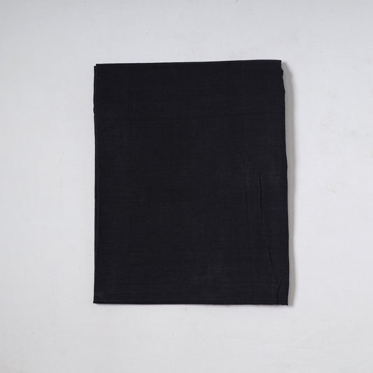 Black - Jhiri Pure Handloom Cotton Precut Fabric (1.6 meter) 26